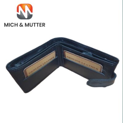 SmartButton Leather Wallet