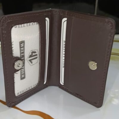 ButtonFold Mini Leather Wallet